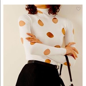 ✨NWT SS 21 PRADA Distressed Jersey Turtleneck Top✨